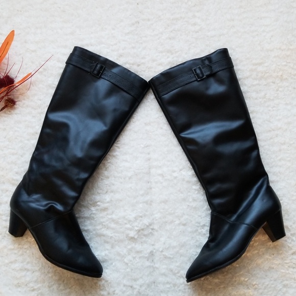 jcpenney black ankle boots